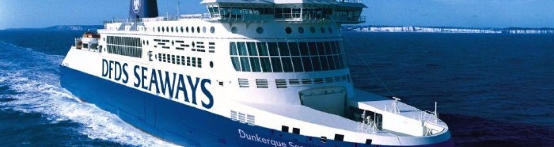 DFDS Freight Ferry going to dunkirk